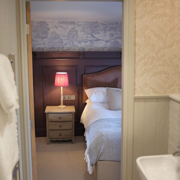 Joinery work in bedroom and bathroom 