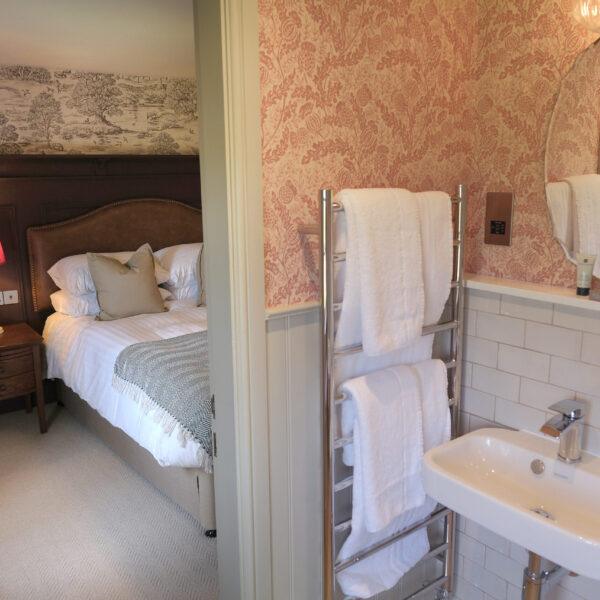 Joinery work in bedroom and bathroom 