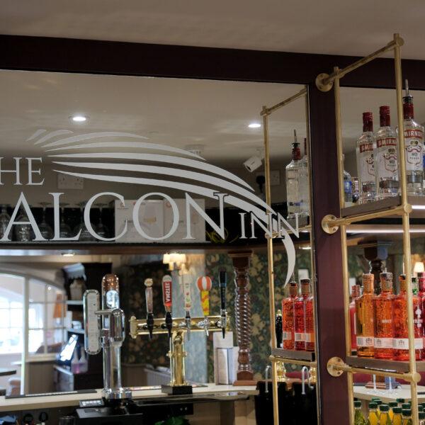 Configuration of bar area 